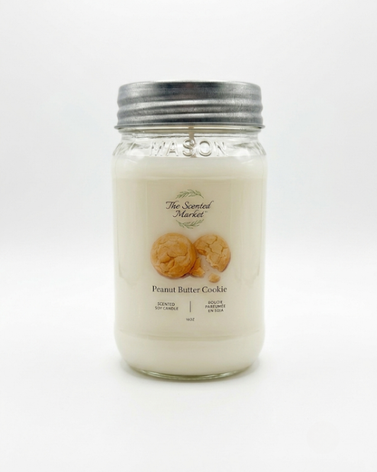PEANUT BUTTER Cookie Scented Soy Candle 16 oz