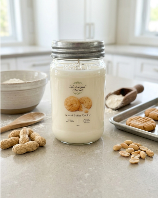 PEANUT BUTTER Cookie Scented Soy Candle 16 oz