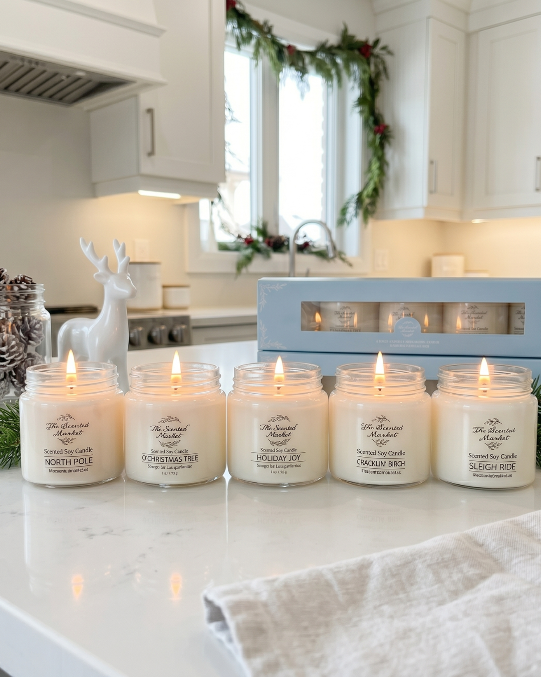 Coffret Cadeau Bougie Collection Hiver