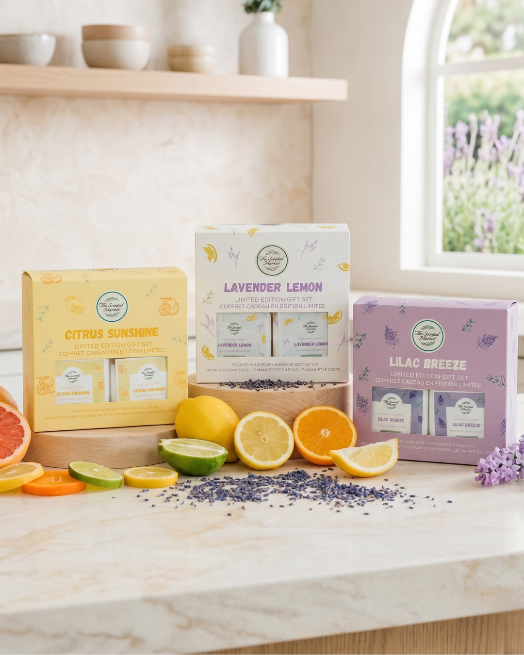 CITRUS SUNSHINE Spring Foaming Hand Soap and Body Lotion Set