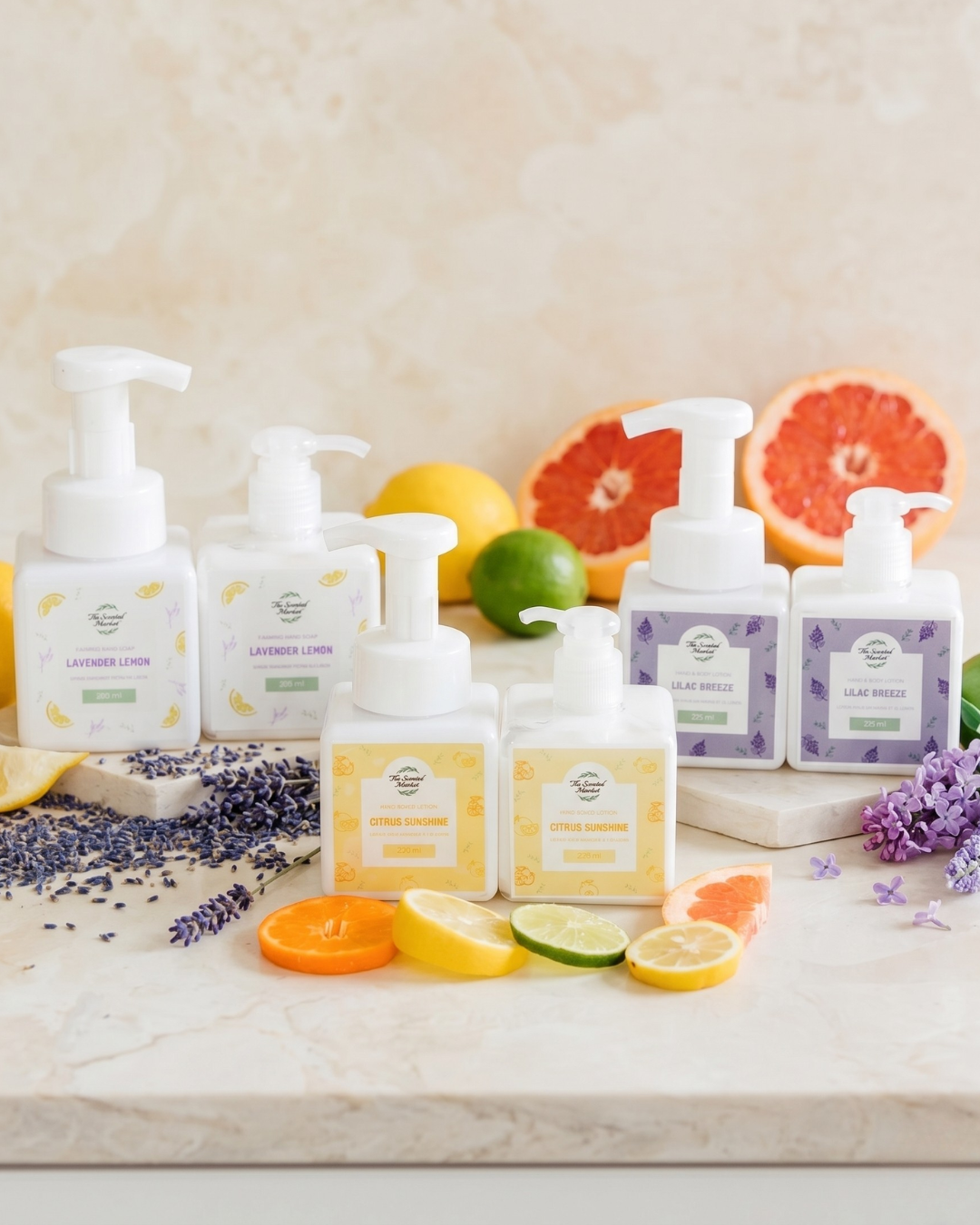 LILAC BREEZE Spring Foaming Hand Soap and Body Lotion Set