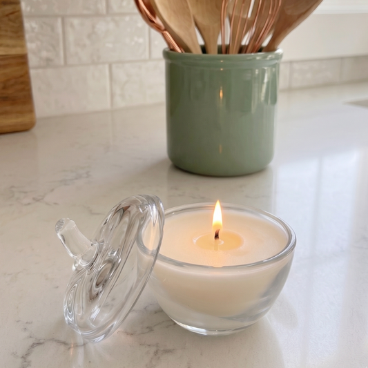 MCINTOSH Apple Soy Wax Candle | 4 oz Glass Candle | Teacher Gift
