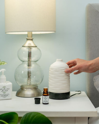 Premium Ultrasonic Essential Oil Diffuser | Home Fragrance Diffuser for Fragrance Oils