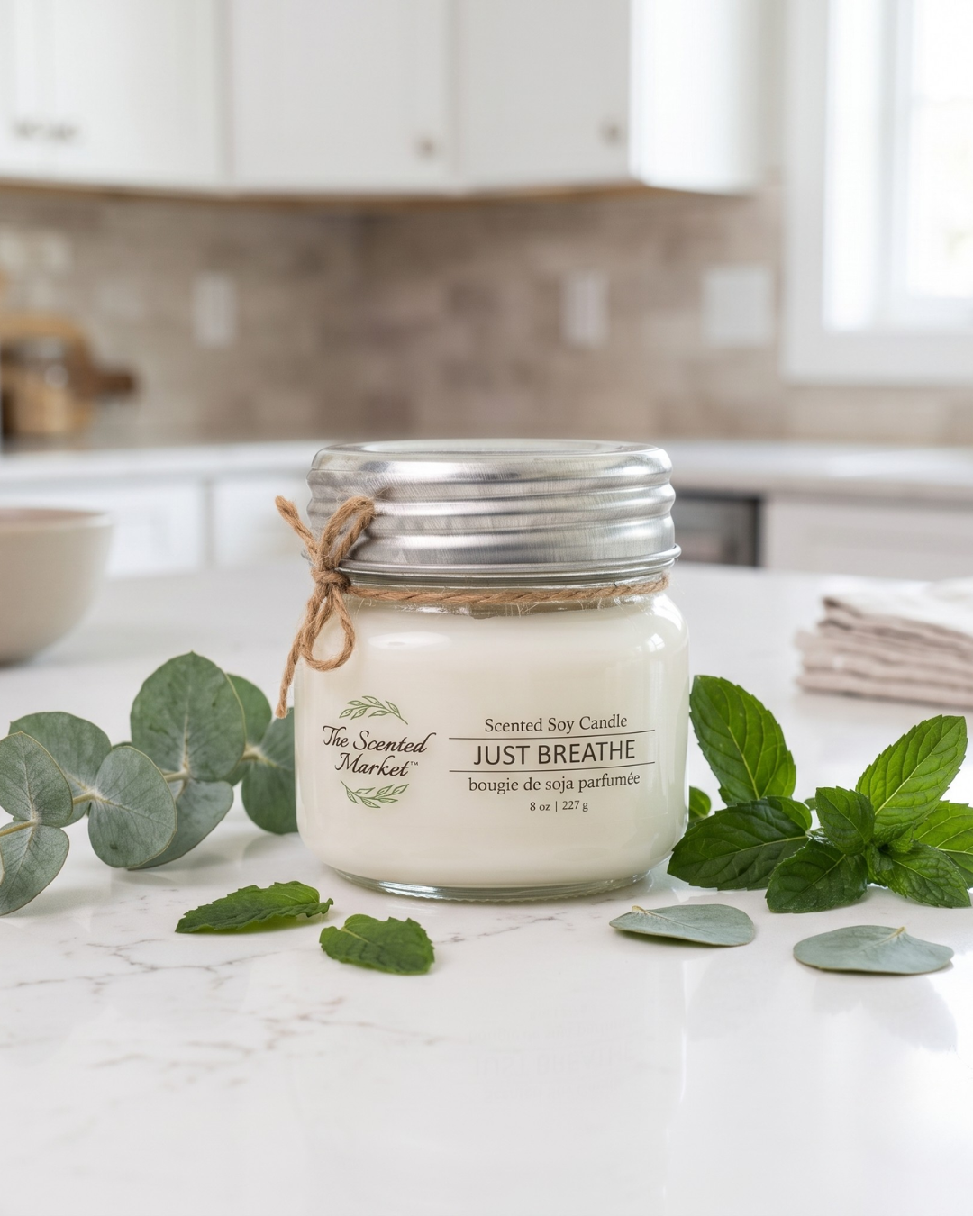 JUST BREATHE Bougie en cire de soja 8 oz