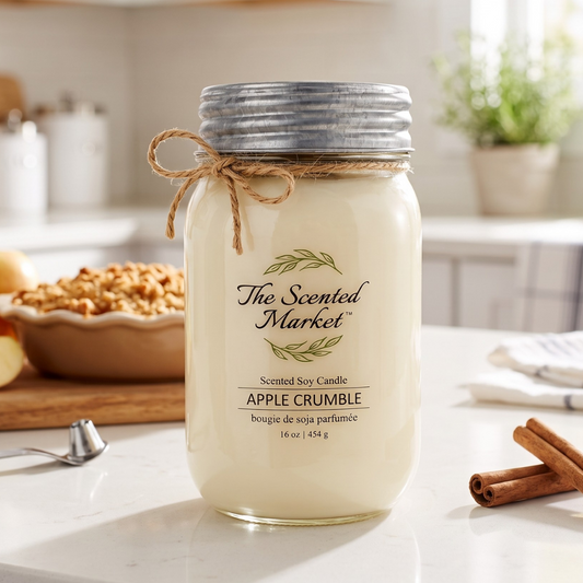 APPLE CRUMBLE Soy Wax Candle 16 oz