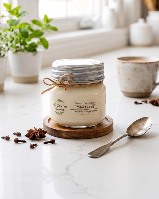 CHAI LATTE Soy Wax Candle 8 oz