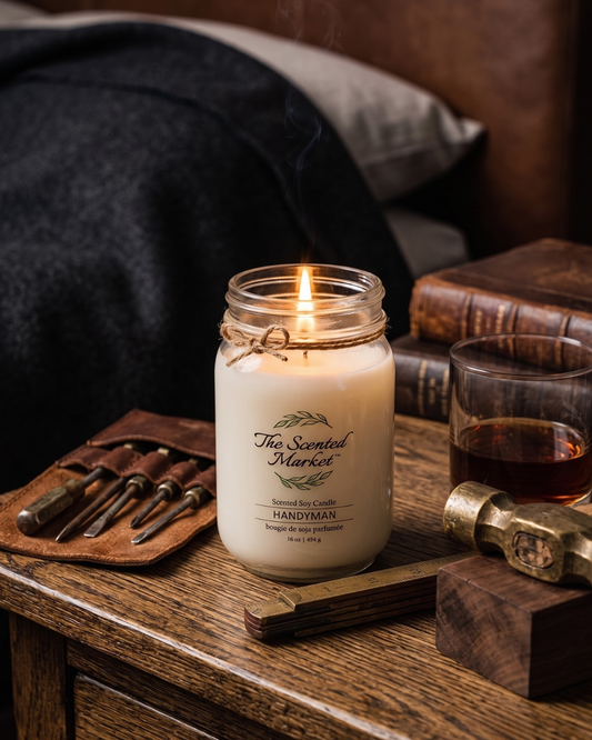 Bougie en cire de soja HANDYMAN 16 oz