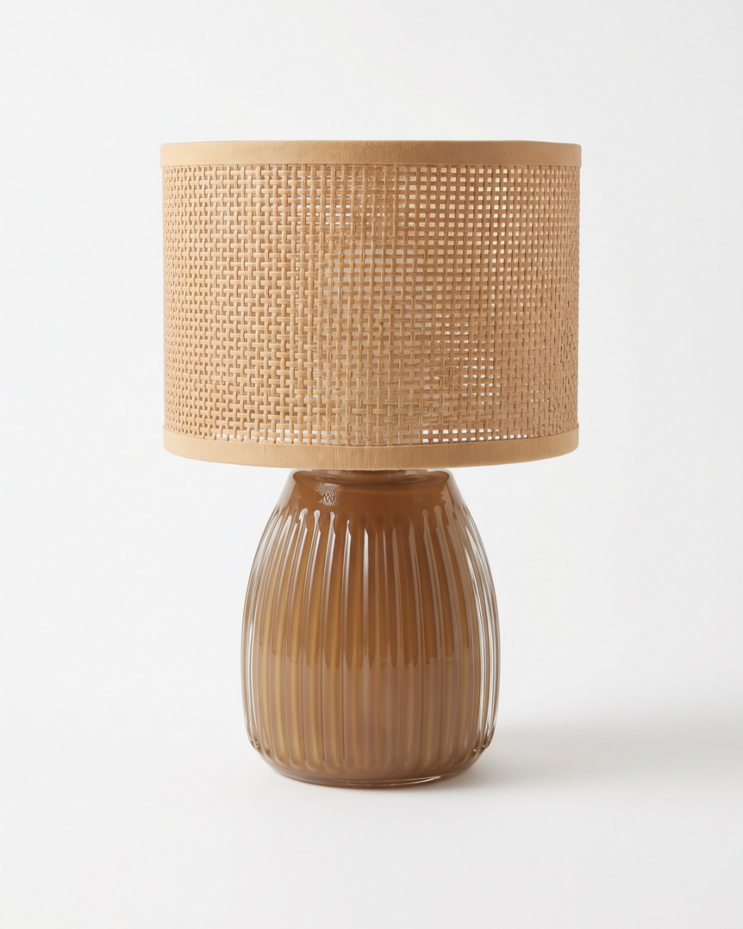 Espresso LED Table Lamp – 7" Battery-Operated Accent Light