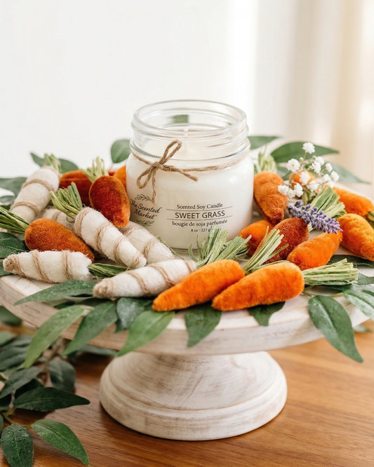 Mini Fabric Carrots - Set of 12