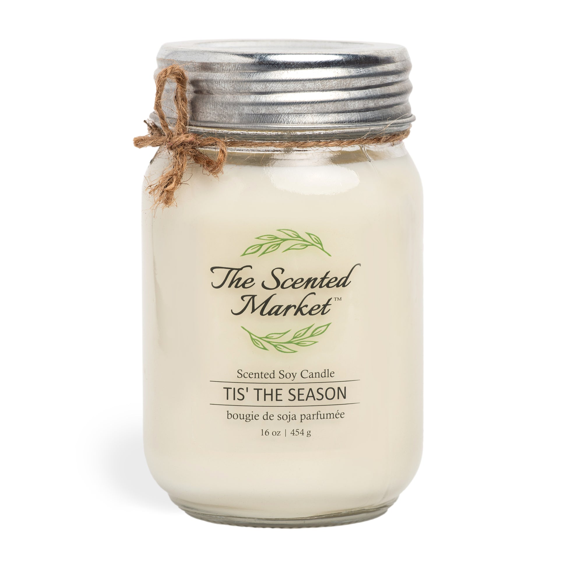 TIS' THE SEASON Soy Wax Candle 16 oz - The Scented Market 