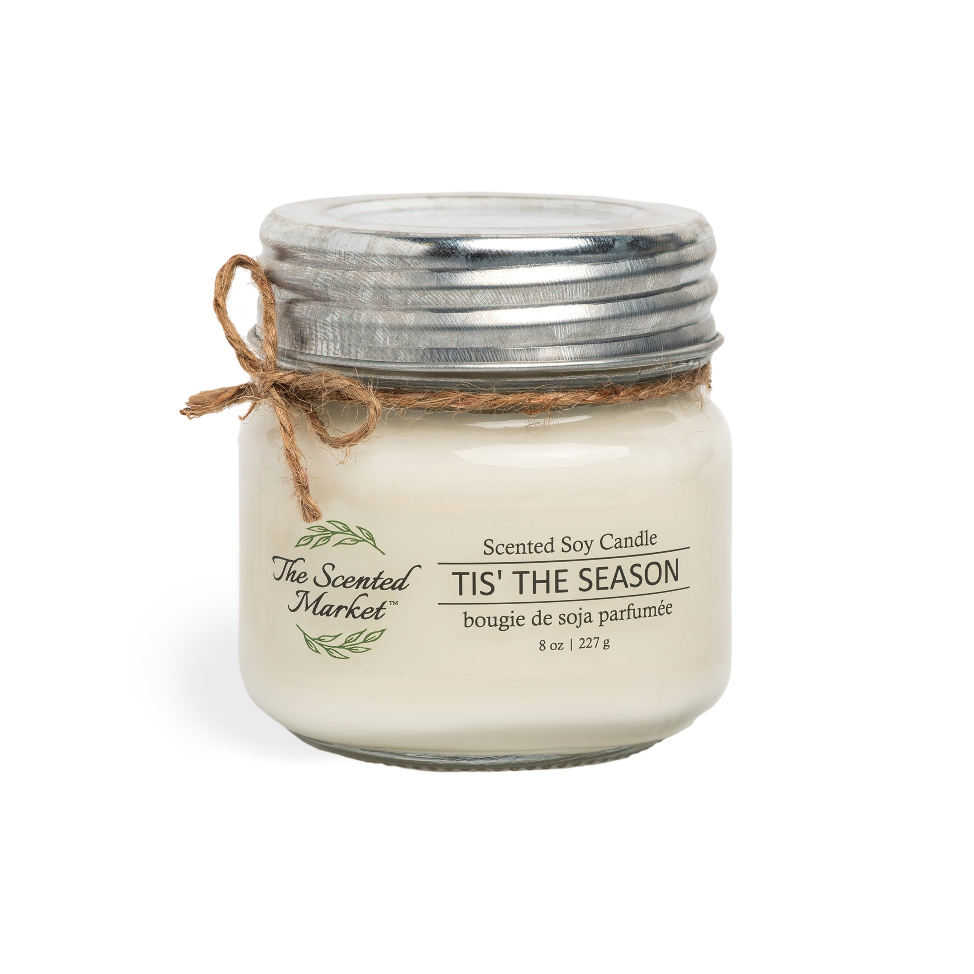 TIS' THE SEASON Soy Wax Candle 8 oz - The Scented Market 