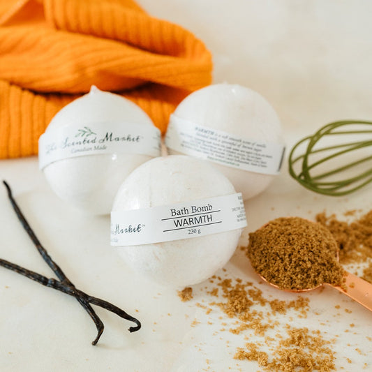 WARMTH Luxurious Bath Bomb - The Scented Market  Bath Additives   