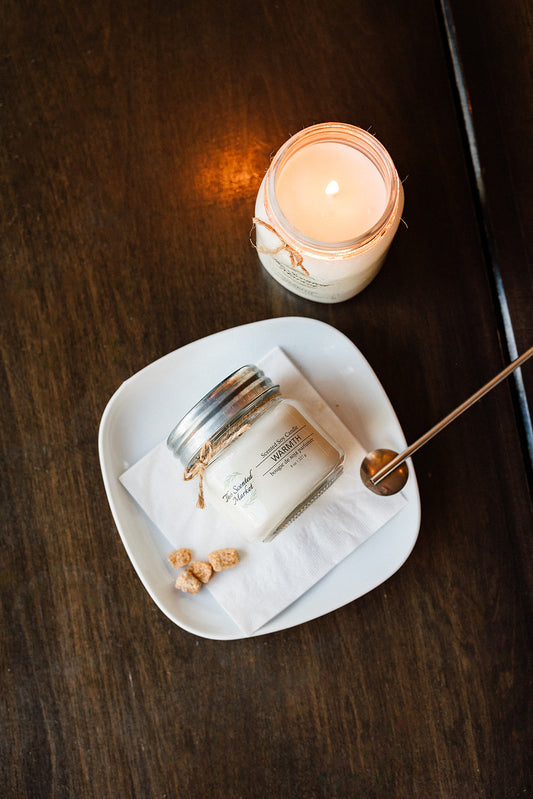 WARMTH Soy Wax Candle 8 oz - The Scented Market  Candles   