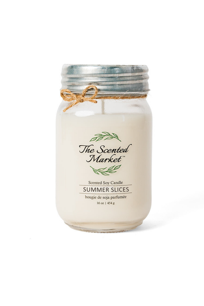 WATERMELON Soy Wax Candle 16 oz - The Scented Market  Candles   