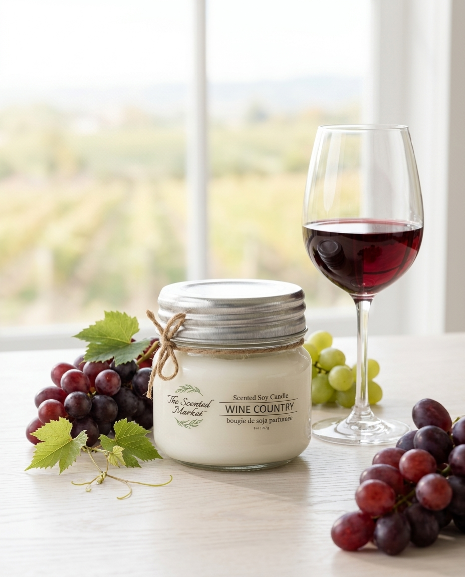 WINE COUNTRY Soy Wax Candle 8oz
