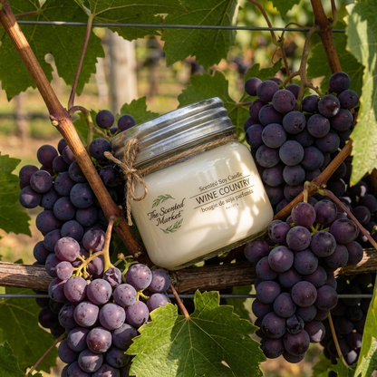Bougie en cire de soja WINE COUNTRY 8oz