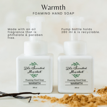 WARMTH Foaming Hand Soap - The Scented Market 