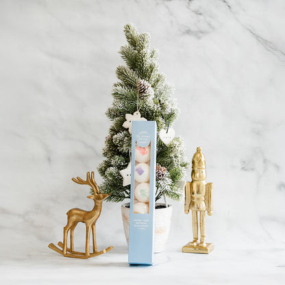 Winter Bath Bomb Gift Box – 7-Pack Holiday Bath Bomb Set for Relaxation & Moisturizing Skin Care - The Scented Market  Bath & Body Gift Sets   