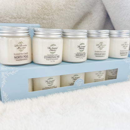 Winter Candle Collection Gift Pack - Set of 5 - The Scented Market  Candles   