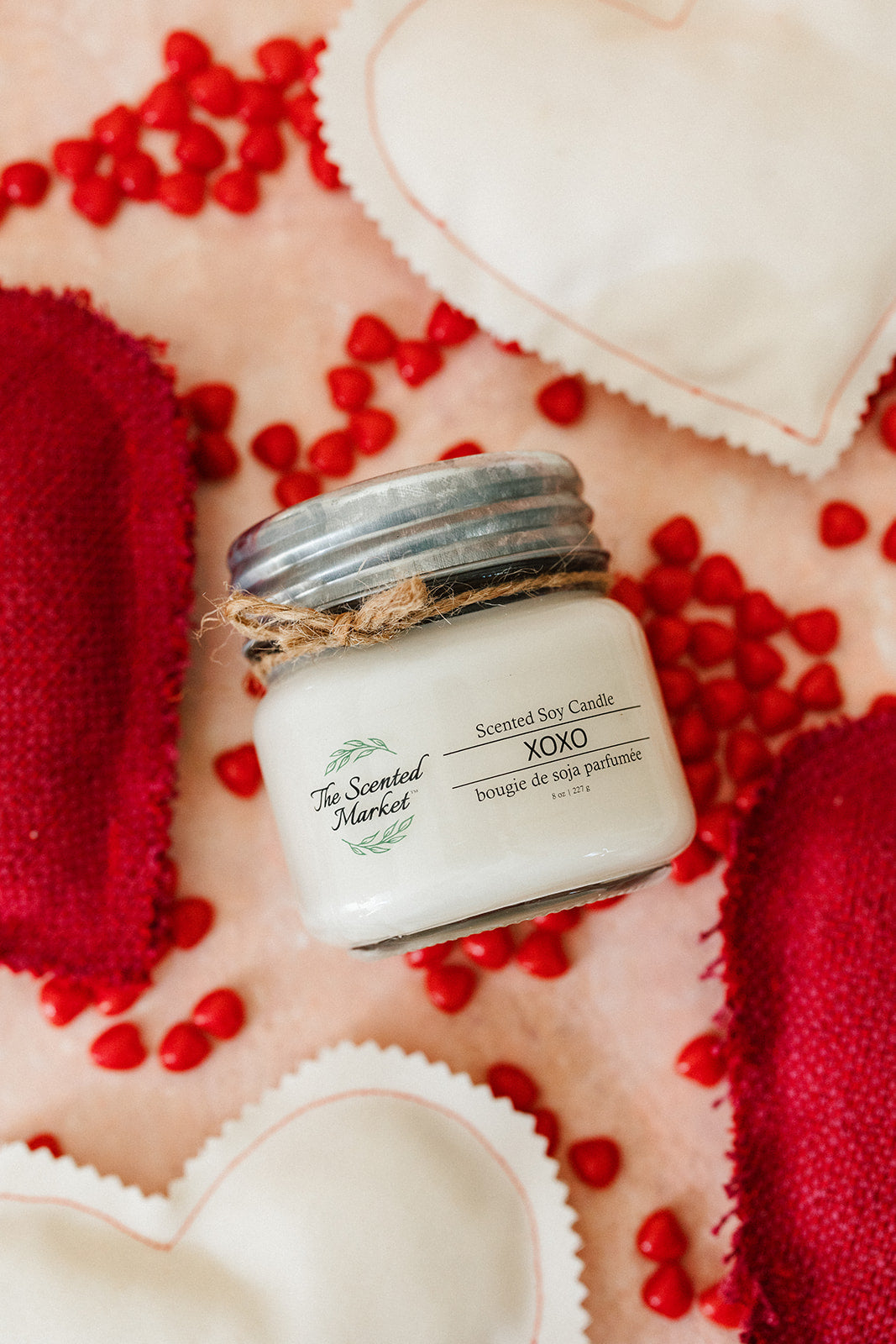 XOXO Soy Wax Candle 8 oz - The Scented Market  Candles   