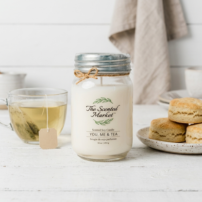 YOU, ME & TEA Soy Wax Candle 16 oz