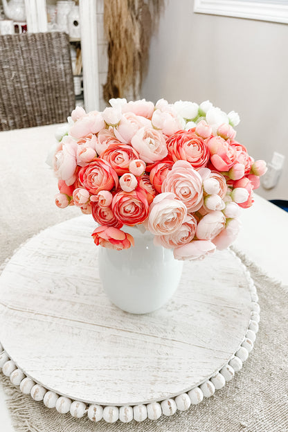 Faux Ranunculus Blush - The Scented Market 