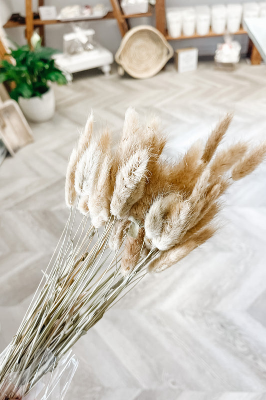 Bunny Tail Home Decor - Natural