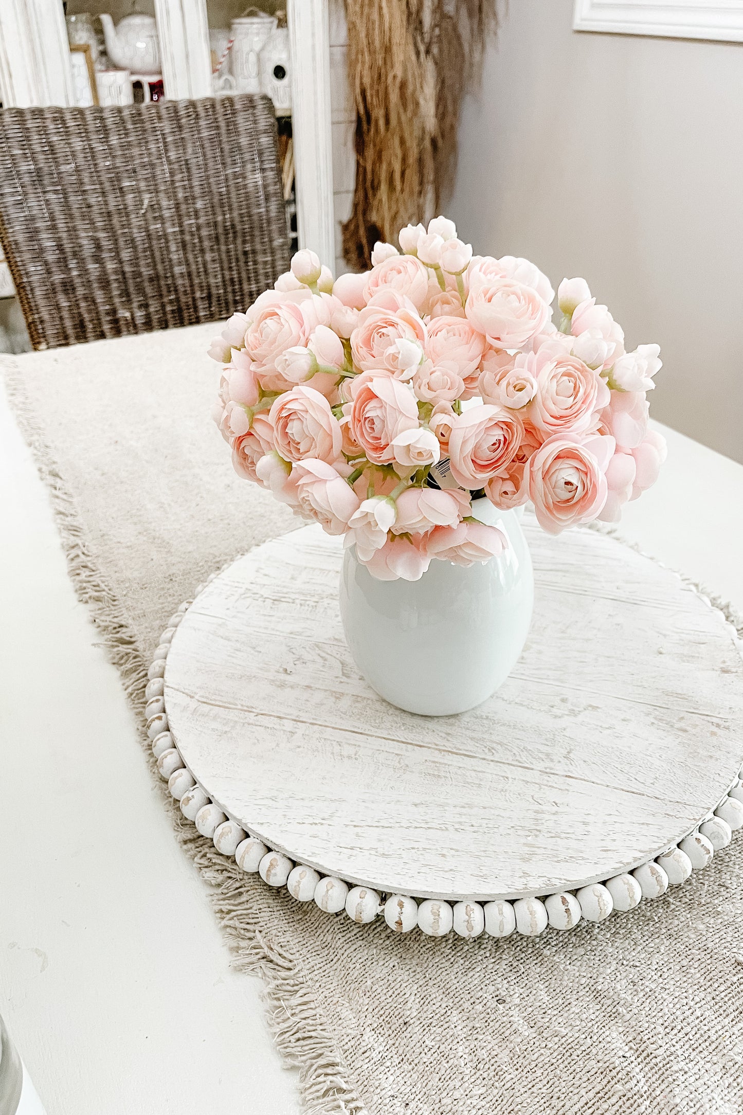 Faux Ranunculus Blush - The Scented Market 