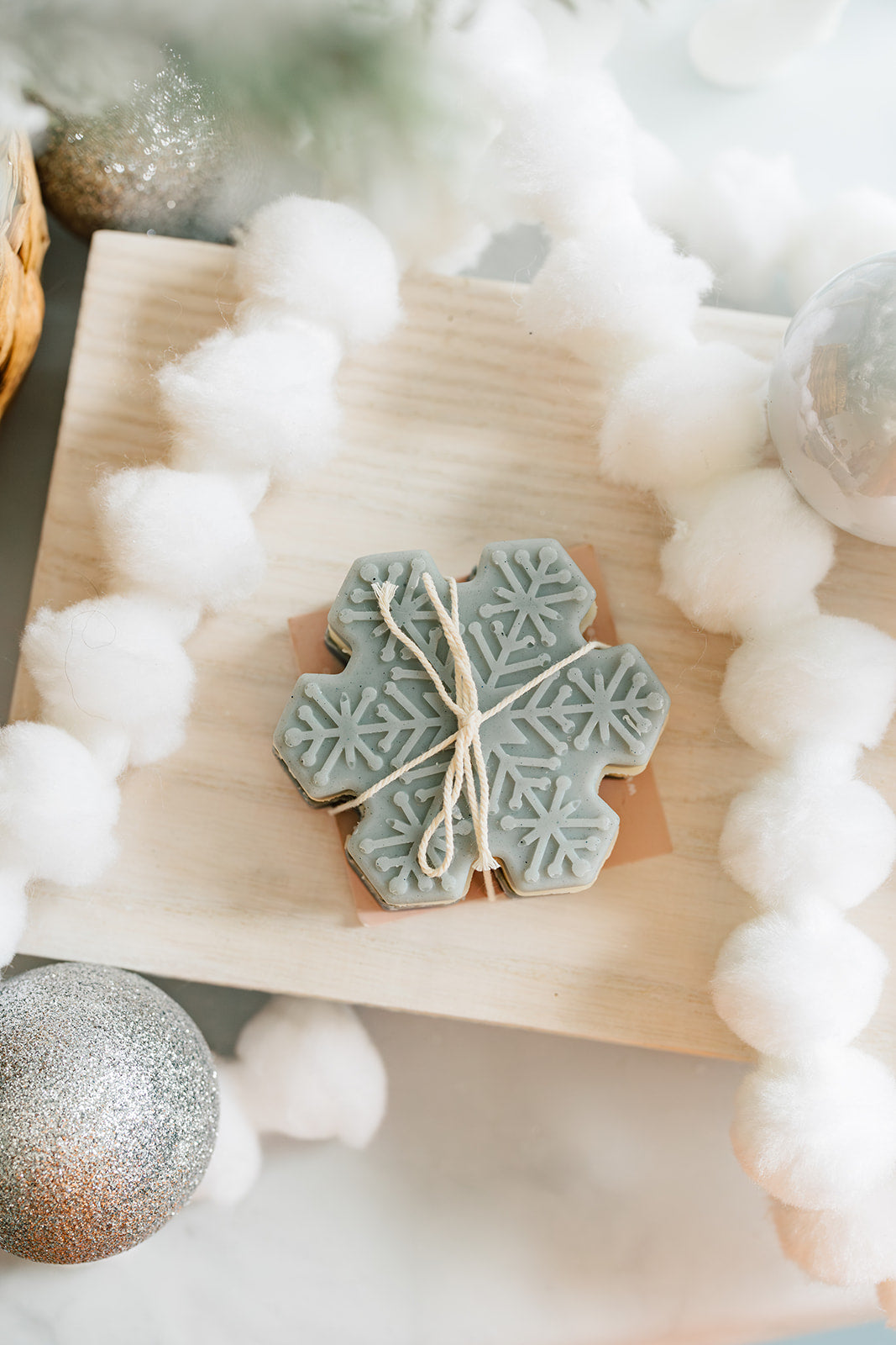 Snowflake Soap Stack - Scented Soap Bars