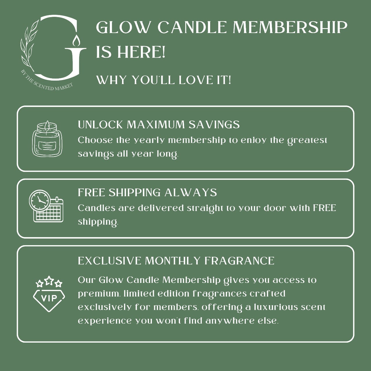 Exclusive Glow Candle Membership