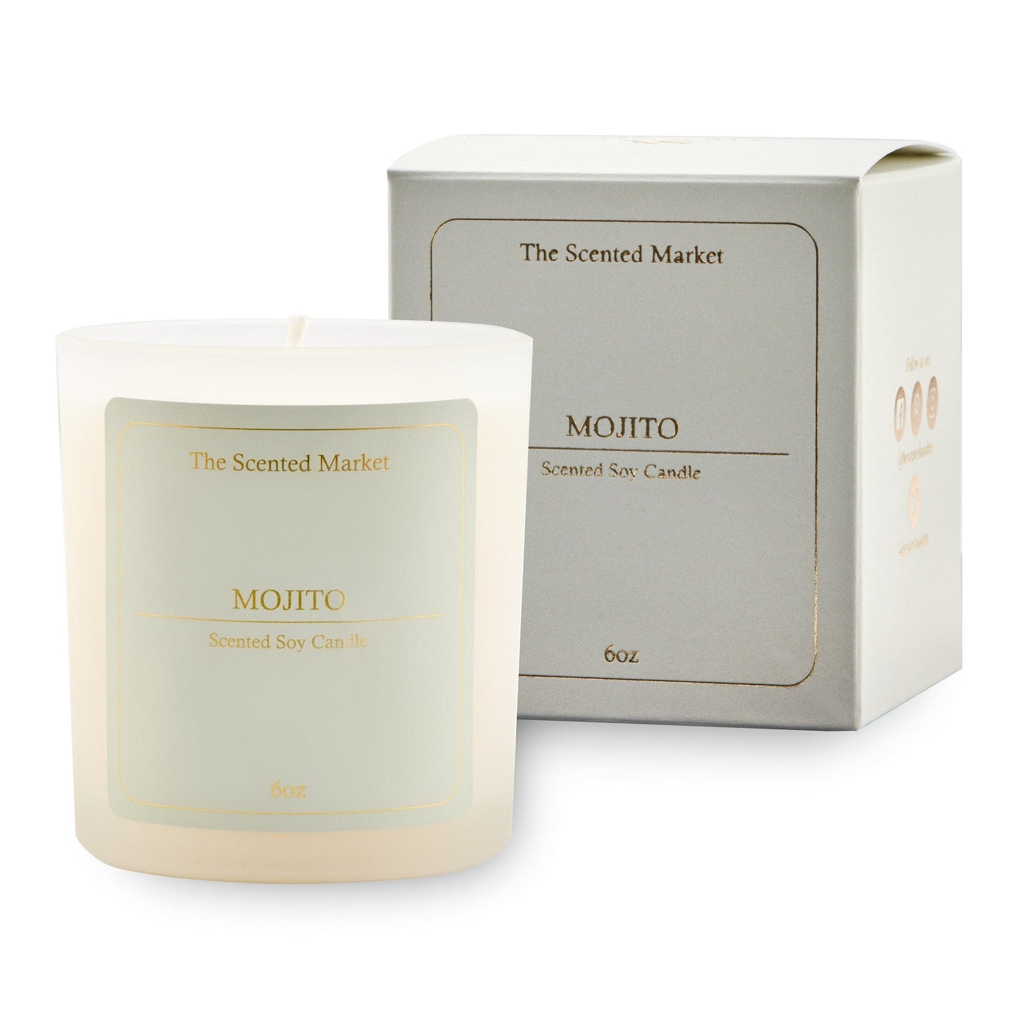 MOJITO Soy Wax Candle 6 oz