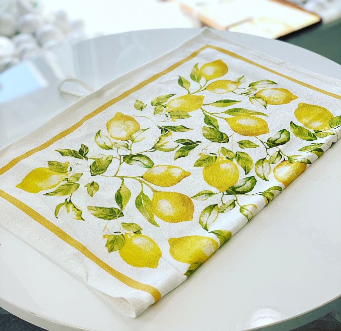 LEMON FRESH Tea Towel - The Scented Market 