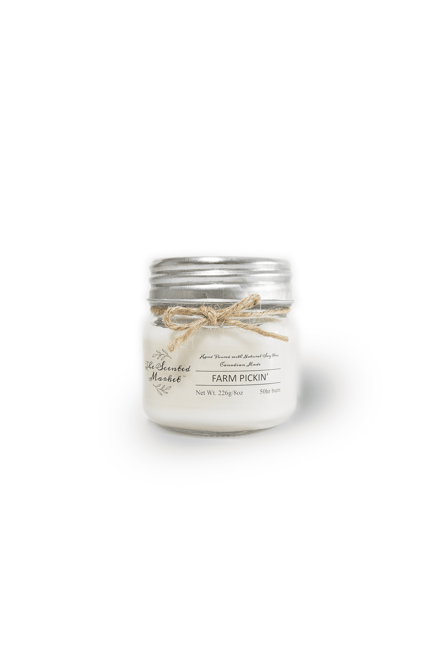 Summer Farm Pickin' 8 ounce Scented Soy Wax Mason Jar candle