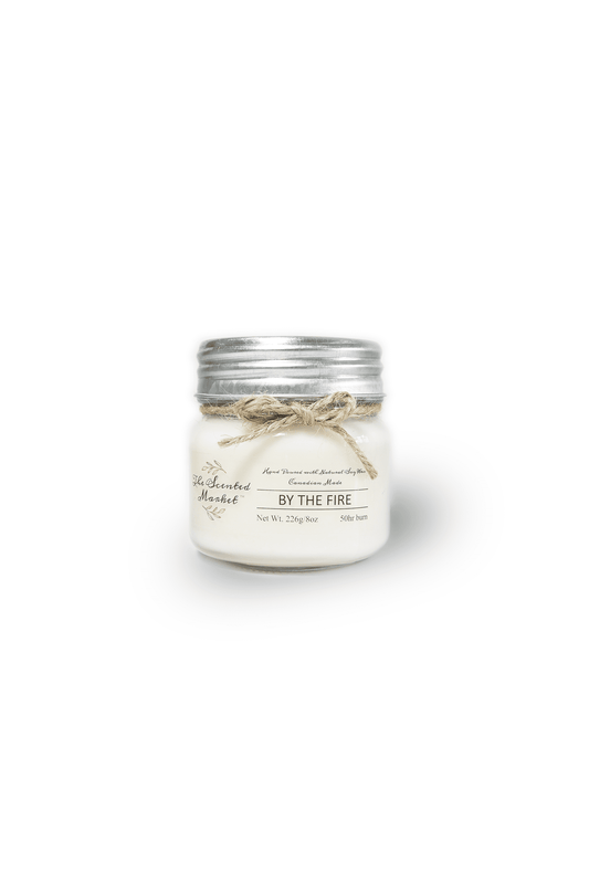 BY THE FIRE Soy Wax Candle 8 oz