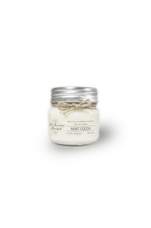 MINT COCOA Soy Wax Candle 8 oz