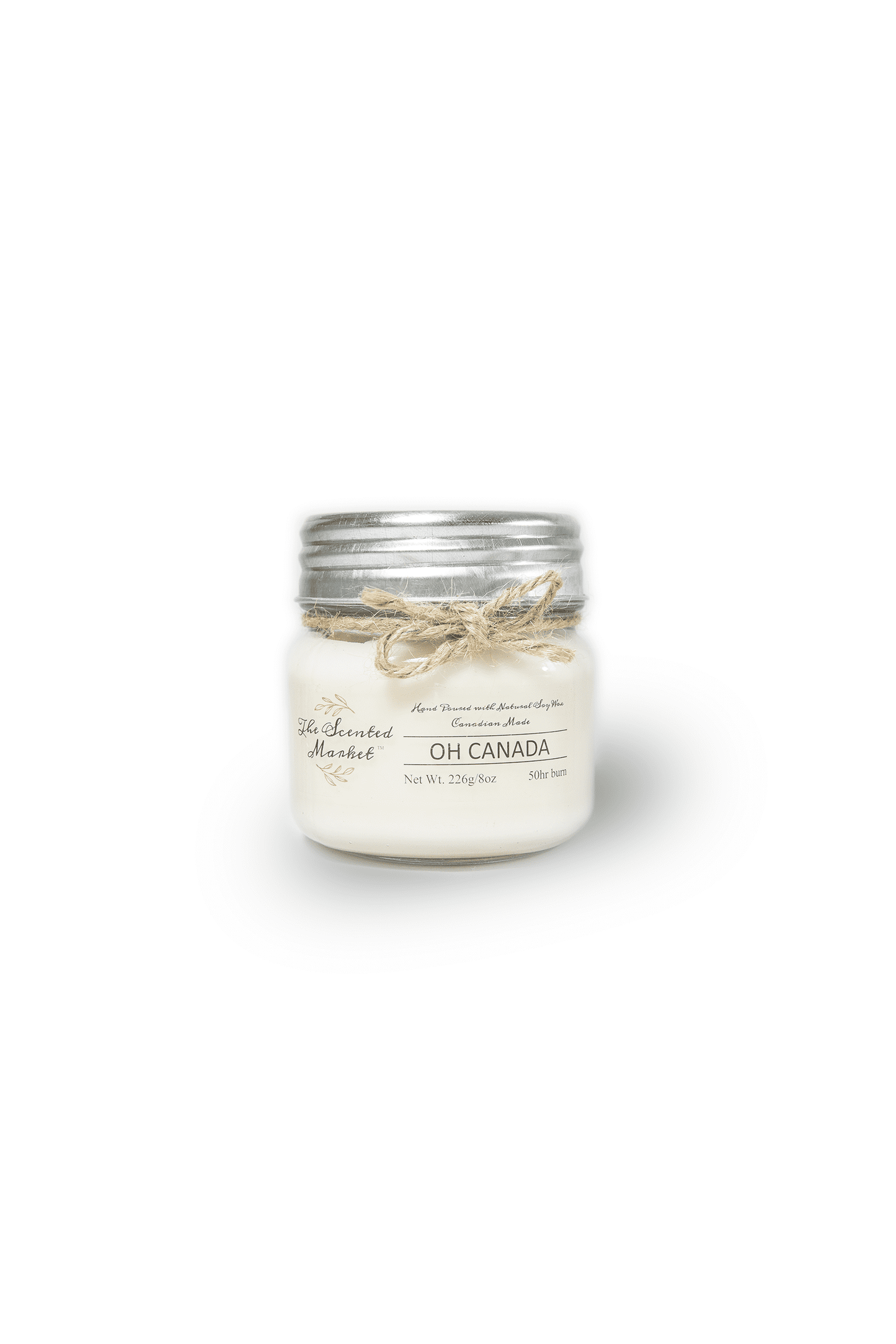 Signature OH CANADA Soy Wax Mason Jar Candle 8 oz