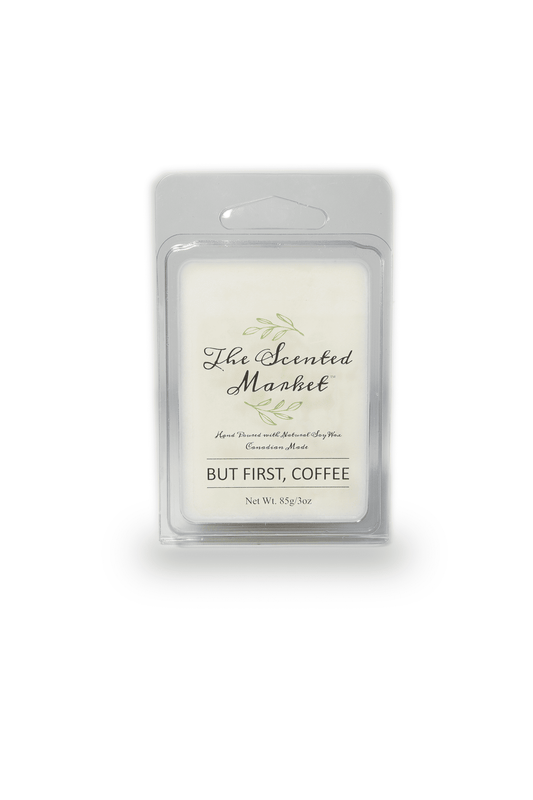 But first, coffee scented soy wax melt