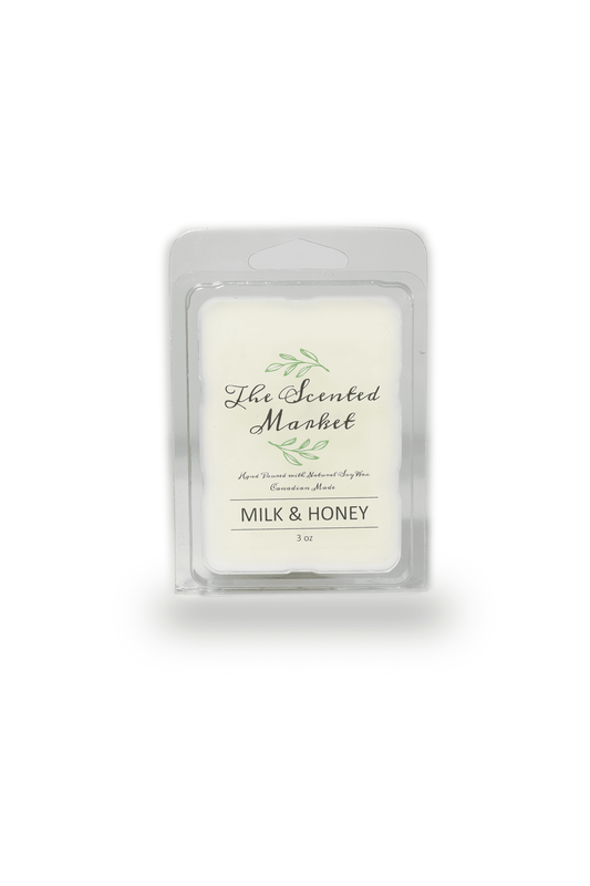 Milk & Honey Scented Soy Wax Melt with 6 cubes
