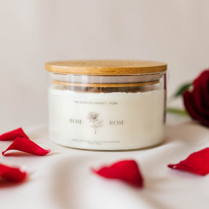 Pure ROSE Soy Wax Candle 14 oz