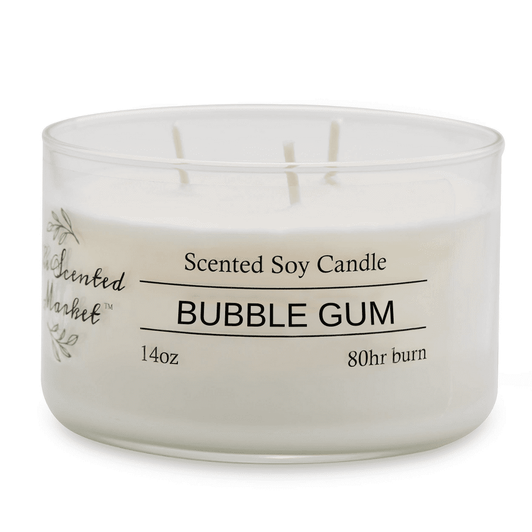 Carnival BUBBLE GUM Soy Wax Candle 14 oz