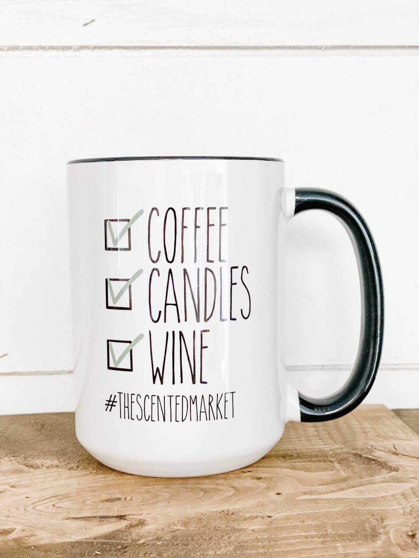 COFFEE, CANDLES, WINE - Mug