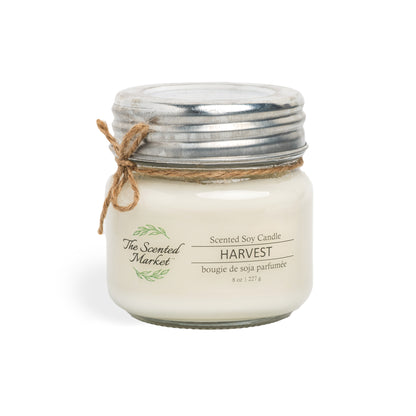 HARVEST Soy Wax Candle 8 oz - The Scented Market 