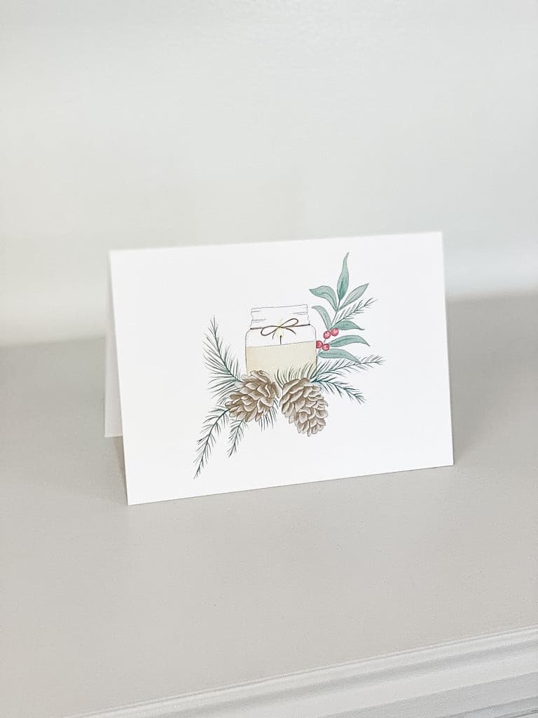 Holiday Greeting Card Set – 4 Festive Cards with Envelopes - The Scented Market  Greeting & Note Cards   