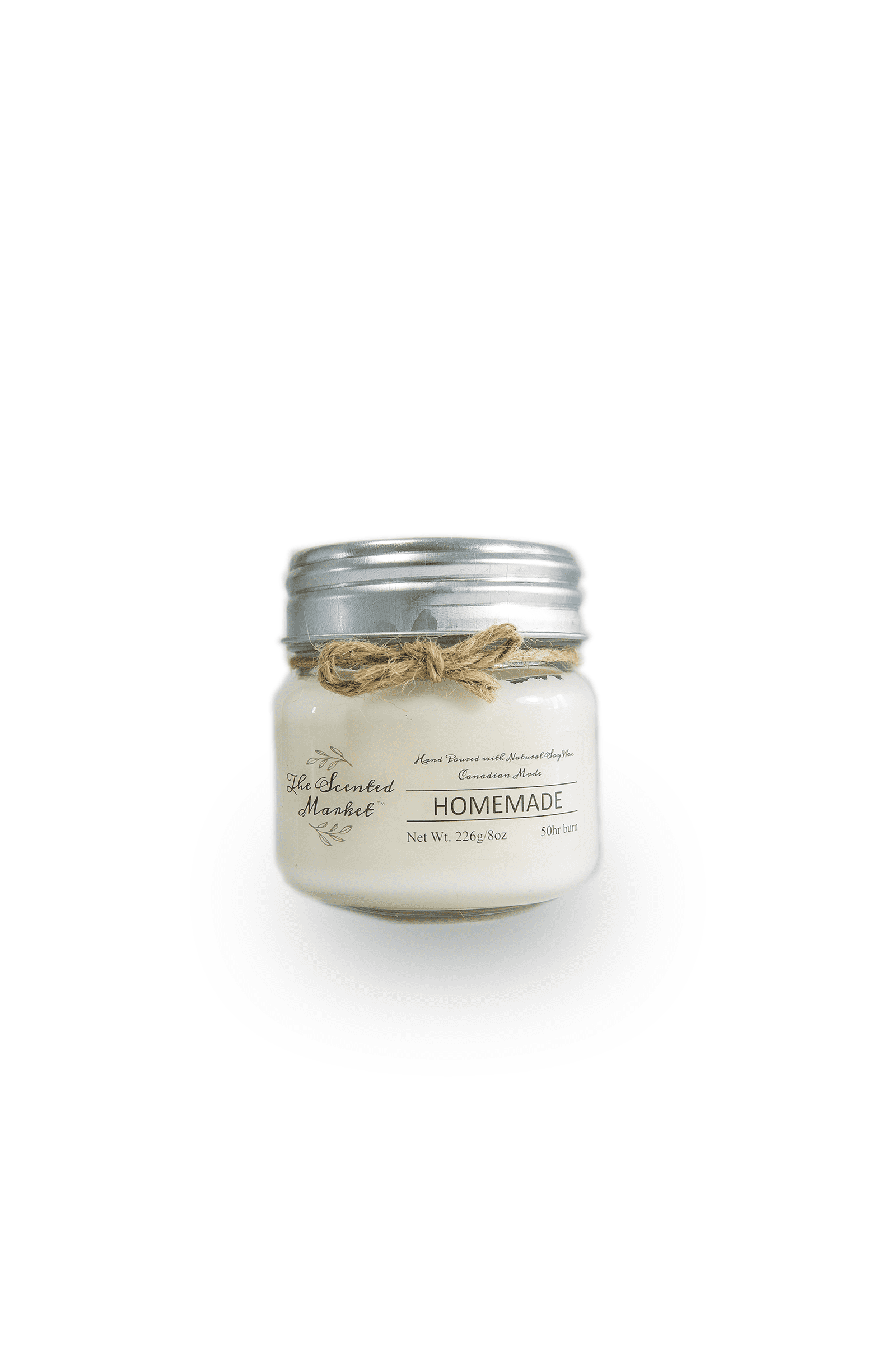 Fall Homemade Scented Soy Wax Mason Jar Candle in 8oz