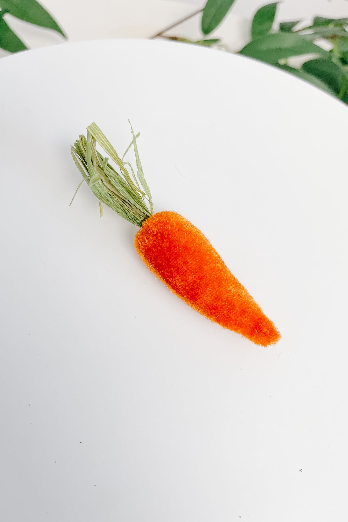 Mini Fabric Carrot - Orange