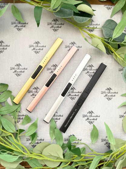 LIGHTER - USB Rechargeable Black - The Scented Market  Lighters & Matches   