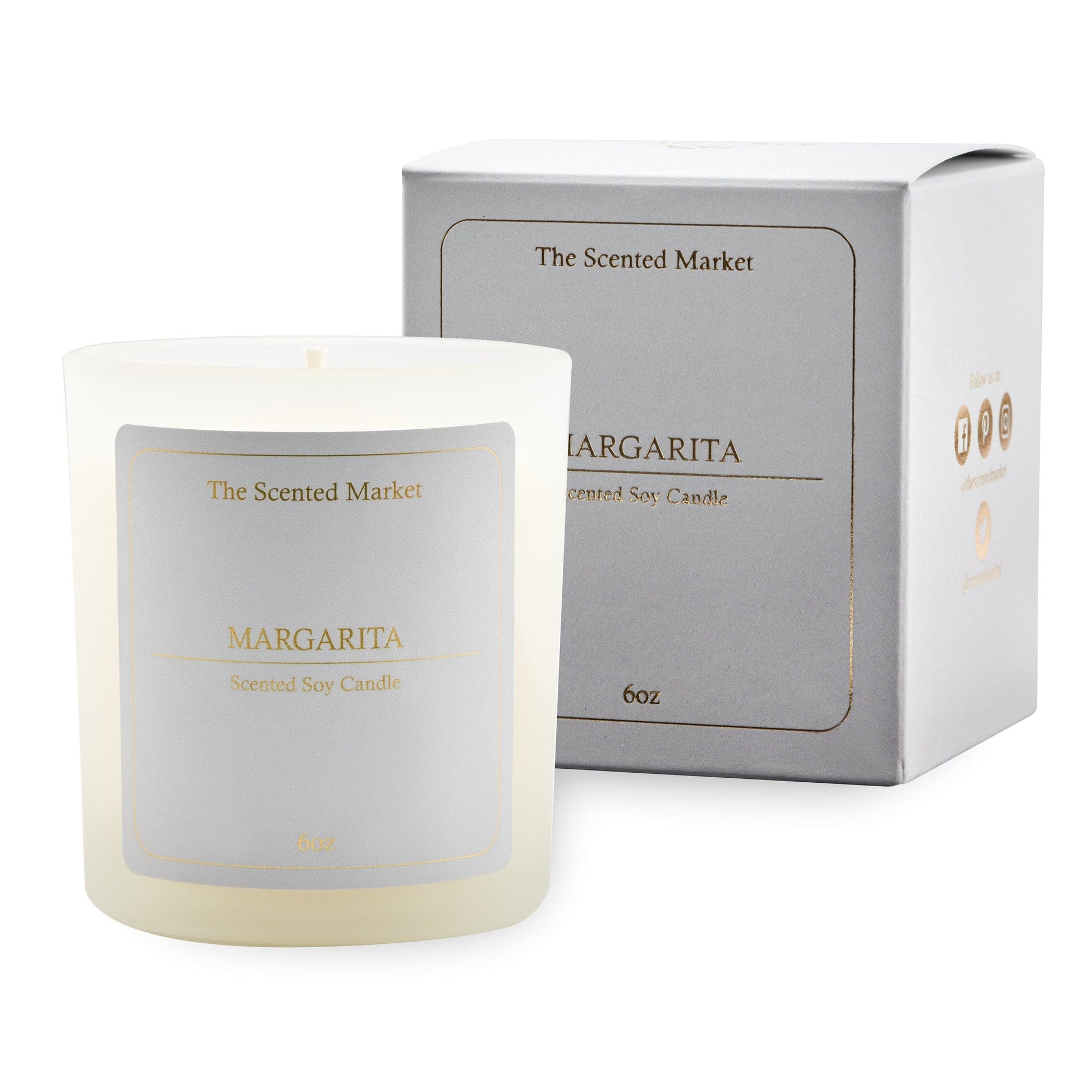 MARGARITA Soy Wax Candle 6 oz - The Scented Market  Candles   