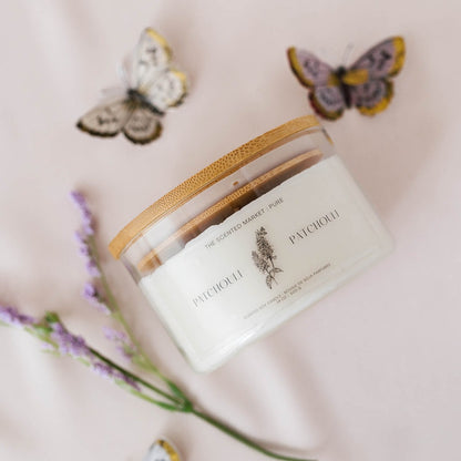 Pure PATCHOULI Soy Wax Candle 14 oz - The Scented Market  Candles   