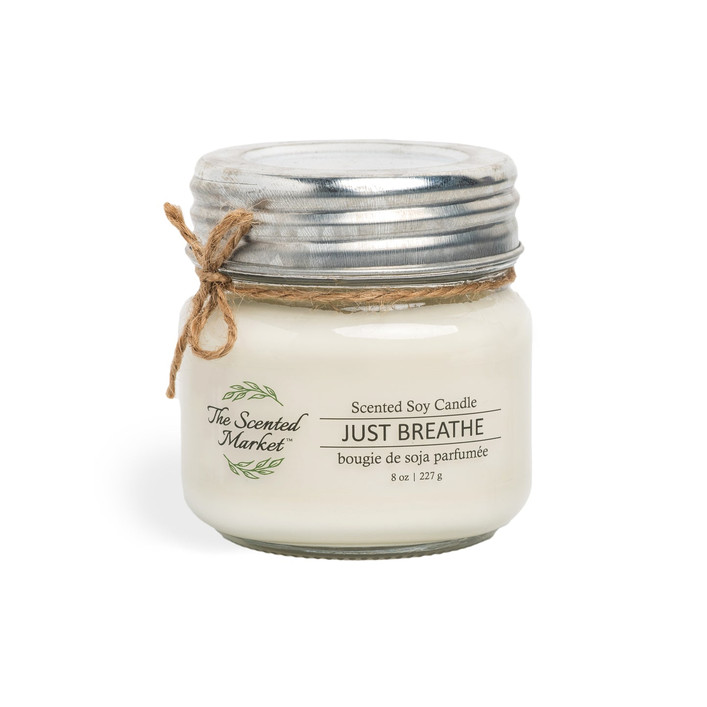 JUST BREATHE  Soy Wax Candle 8 oz