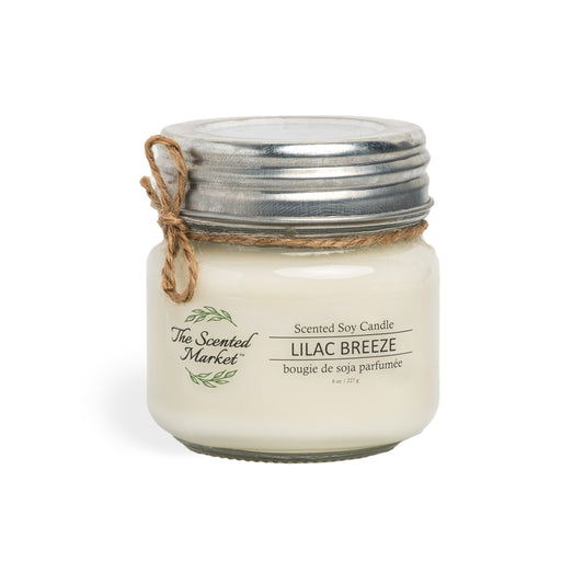 LILAC BREEZE Soy Wax Candle 8 oz